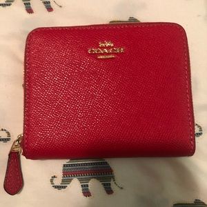 Coach zipper wallet